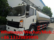 Factory sale best price HOWO RHD/LHD 10CBM stainless steel milk tanker truck, customized HOWO liquid food tanker truck