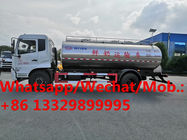 NEW DESIGNED DONGFENG TIANJIN 210hp diesel 12cbm milk tanker truck for sale, foodgrade liquid food tanker vehicle