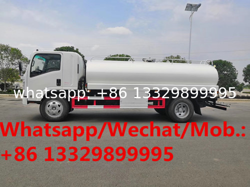 Customized ISUZU diesel stainless steel drinking water transported vehicle for sale, foodgrade liquid food tanekr truck