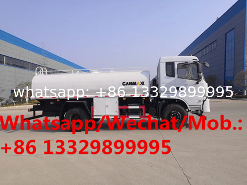 Factory sale good price Dongfeng 4*2 LHD 12,000L stainless steel liquid food transported truck, foodgrade tanker truck