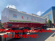 HOT SALE! 30T farm-oriented animal feed container semitrailer, Factory sale good price livestock poultry feed pellet tan