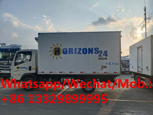 HOT SALE! Factory sale good price HOWO refrigerated truck, HOWO 120hp diesel 3T-4T refrigerator van truck for sale