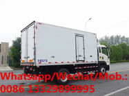customized SINO TRUK HOWO 4*2 LHD 7T refrigerated truck for sale, Cheaper price new HOWO reefer van vehicle for sale