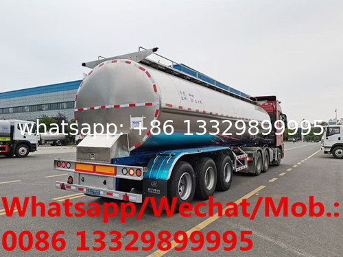 HOT SALE! New designed 33T stainless steel fresh milk tanker semitrailer, Cheaper price liquid food transported tanker