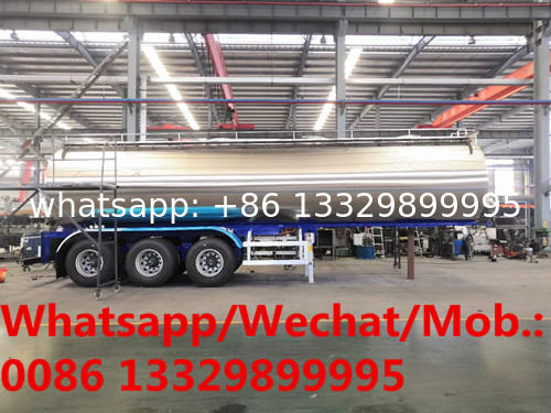 HOT SALE! New designed 33T stainless steel fresh milk tanker semitrailer, Cheaper price liquid food transported tanker