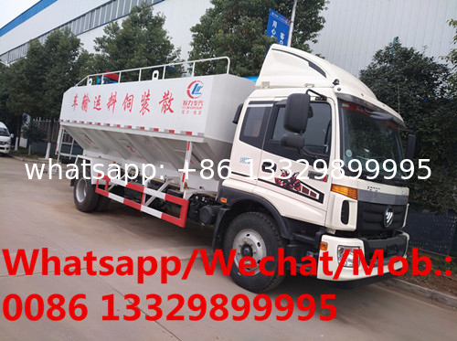 Customized FOTON AUMARK 4*2 LHD 240hp Euro 2 10T farm-oriented and livestock feed pellet transported truck for sale