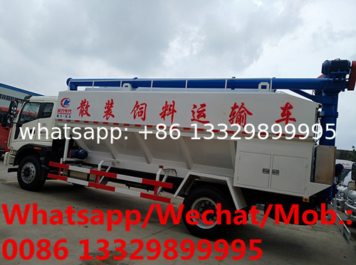 New FOTON AUMARK 4*2 RHD 220hp Euro 2 22cbm animal feed pellet vehicle for sale, farm-oriented bulk feed container truck