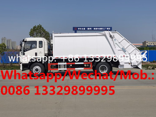 Customized SINO TRUK HOWO 4*2 RHD12CBM garbage compactor truck for sale, 10T compacted garbage vehicle for KENYA