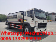 Customized SINO TRUK HOWO LHD 160hp diesel 10cbm asphalt distributing vehicle for sale, HOWO bitumen distributing vehic