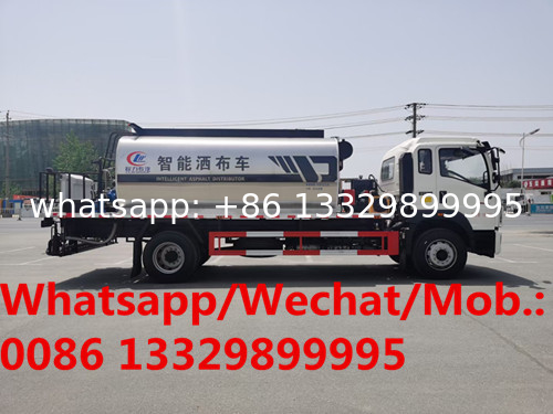 Customized SINO TRUK HOWO LHD 160hp diesel 10cbm asphalt distributing vehicle for sale, HOWO bitumen distributing vehic