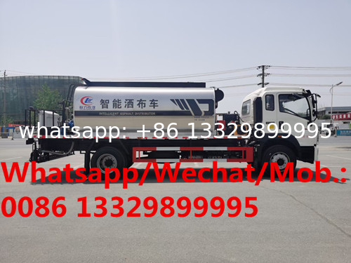 customized HOWO 4*2 RHD 10,000L mobile asphalt distributing tanker truck for sale, Factory sale good price bitument tank