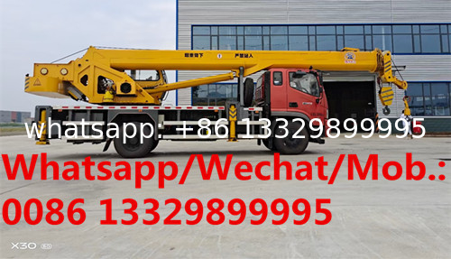 HOT SALE!new good price FOTON 4*2 LHD 16T mobile crane truck,Factory sale price 16T  truck crane for sale