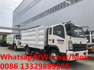 customized HOWO road sweeping vehicle for sale, HOT SALE! stainless steel best price street sweeper