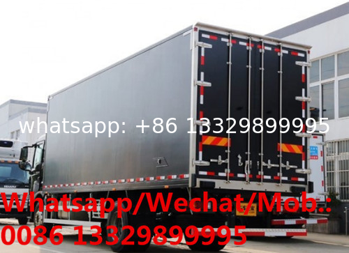 Customized HOWO 4*2 LHD/RHD 266hp diesel 15T refrigerated truck for sale, Factory sale Best price cold room van truck