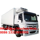 Customized SINO TRUK HOWO 6*4 336hp diesel 20T refrigerated truck for sale, Good price HOWO cold room van truck for sale
