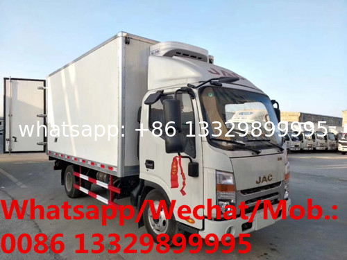 high quality and best price JAC diesel refrigerated truck for sale,