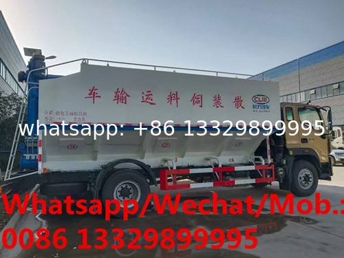 FOTON AUMARK 4*2 240Hp RHD diesel 24CBM bulk feed truck for sale, best price FOTON animal feed transported vehicle