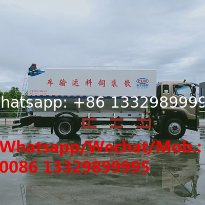 good price FOTON 20CBM 9T-11T farm-oriented and livestock poultry feed transported vehicle for sale, bulk feed container