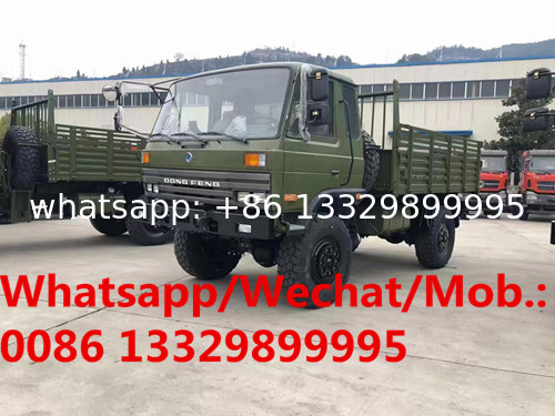 Customized Dongfeng 4*4 4 wheels all wheels drive military cargo truck for sale, Export model- Dongfeng off road cargo v