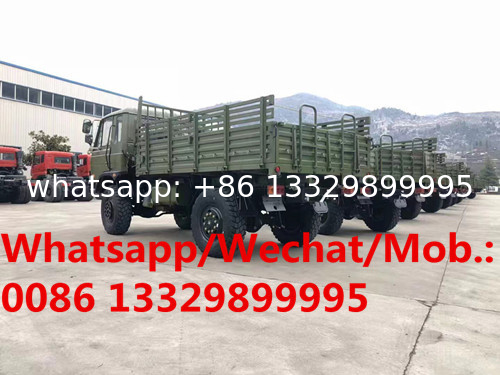 Customized Dongfeng 4*4 4 wheels all wheels drive military cargo truck for sale, Export model- Dongfeng off road cargo v