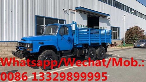 Dongfeng 6*6 long head off road  cargo truck, dongfeng cross-road carrier, off road transported vehicle