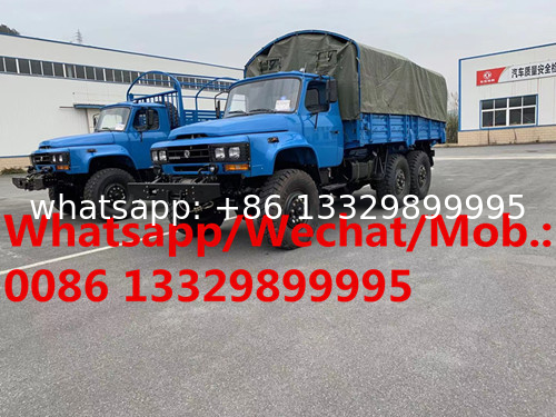 Dongfeng 6*6 long head off road military cargo truck, dongfeng cross-road carrier, off road transported vehicle