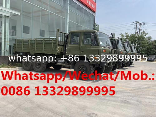 Customized dongfeng 6*6 153 off road military cargo transported vehicle for sale, new manufactured crossroad transporter