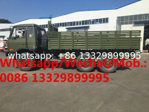 Customized dongfeng 6*6 153 off road military cargo transported vehicle for sale, new manufactured crossroad transporter