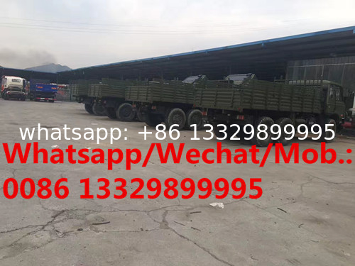 Customized dongfeng 6*6 153 off road military cargo transported vehicle for sale, new manufactured crossroad transporter