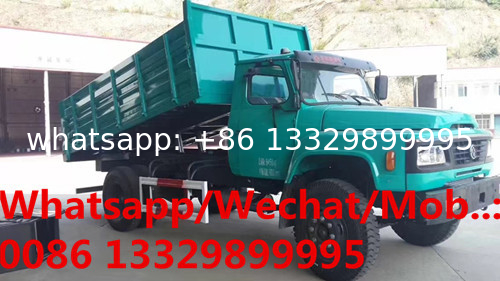 Customized dongfeng long head 140 8T off-road mine-use dump truck for sale,cheaper all wheels drive mine-use tipper