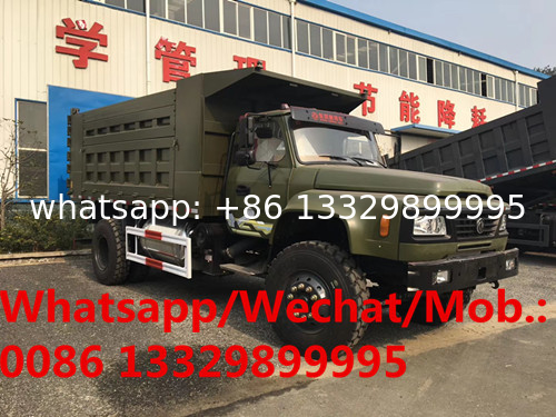 Customized dongfeng long head 140 8T off-road mine-use dump truck for sale,cheaper all wheels drive mine-use tipper