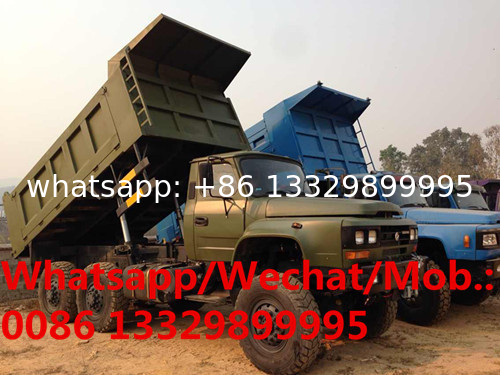 dongfeng long head 6*6 6 wheels drive Cross-field mine-use dump truck for sale, mine-use dump tipper truck for sale 6*6