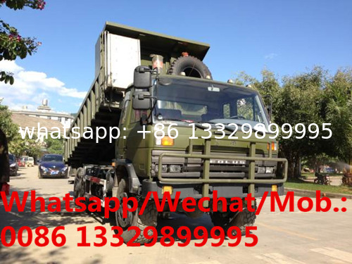 customized dongfeng 6*6 6 wheels drive Cross-field dump truck for sale, good price off road dump tipper vehicle for sale