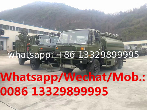 high quality and best price dongfeng 6*6 off road military water tanker truck for sale,cross-field dirnking water truck