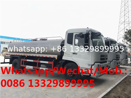 HOT SALE! Dongfeng 10m3 stainless steel material Potable Water Truck, foodgrade drinking water tanker vehicle for sale