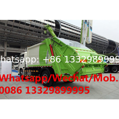Customized FOTON 4*2 LHD 240Hp diesel 12-14cbm garbage compactor truck for sale, best price compacted garbage vehicle