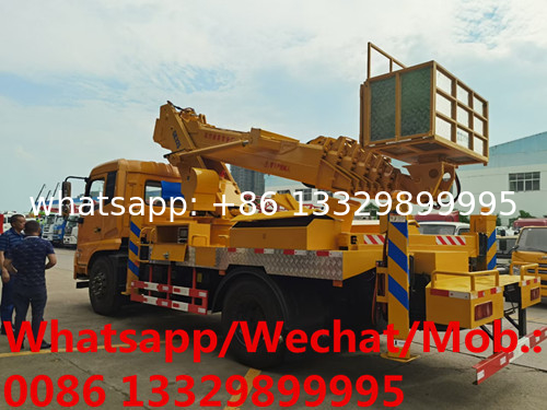 HOT SALE! 28m working height telescopic high altitude operation vehicle, Best price 28-32m aerial working platform truck