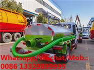 Good price dongfeng gasoline 2,000L vacuum tanker truck for sale, Factory sale best price fecal suction tanker truck