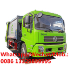good price dongfeng 12cbm-14cbm 10T Refuse garbage compactor truck for sale, HOT SALE! Rear loader garbage truck