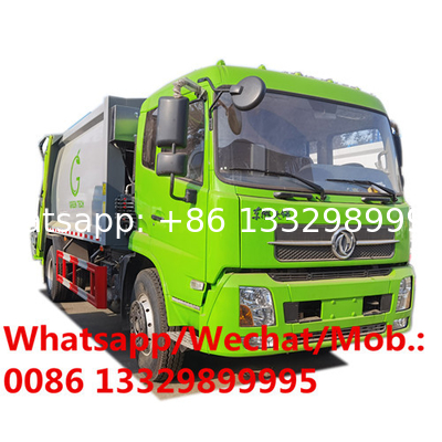 good price dongfeng 12cbm-14cbm 10T Refuse garbage compactor truck for sale, HOT SALE! Rear loader garbage truck