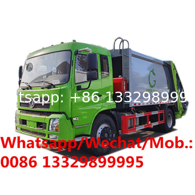 good price dongfeng 12cbm-14cbm 10T Refuse garbage compactor truck for sale, HOT SALE! Rear loader garbage truck