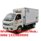 Good price FOTON 4*2 LHD/RHD diesel refrigerated truck for sale, Factory sale 1tons mini cold van truck for sale