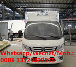 HOT SALE!FOTON 4*2 LHD gasoline mini day old chick transported van truck, Good price smallest baby chicks van car