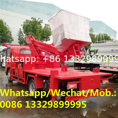 Factory sale good price ISUZU 14m working height truck mounted aerial working platform, High altitude operation vehicle