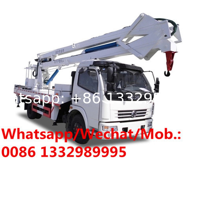 HOT SALE! new Dongfeng 18.5m folded truck mounted aerial working platform, High quality aerial working platform truck