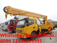 HOT SALE! new Dongfeng 18.5m folded truck mounted aerial working platform, High quality aerial working platform truck