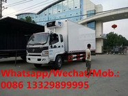 FOTON AUMARK LHD 6m refrigerated truck for sale, Customized FOTON AUMARK 28CBM reefer van truck for fresh milk transport