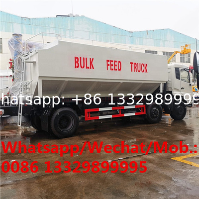 new dongfeng 5T poultry chicken dog feed transportation vehicle for sale, farm-oriented bulk feed container truck
