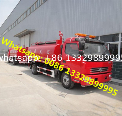 Dongfeng RHD 120hp 5m3 fire sprinkler truck for sale, HOT SALE! Good price Dongfeng water tanker firefighting vehicle