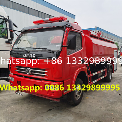 Dongfeng RHD 120hp 5m3 fire sprinkler truck for sale, HOT SALE! Good price Dongfeng water tanker firefighting vehicle